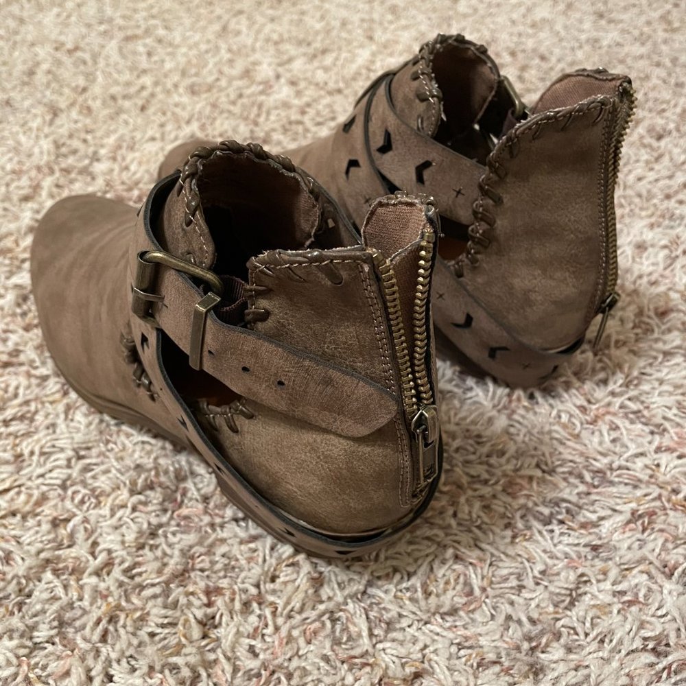 Brown Booties - Picture 2 of 2